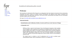 Desktop Screenshot of fipr.org
